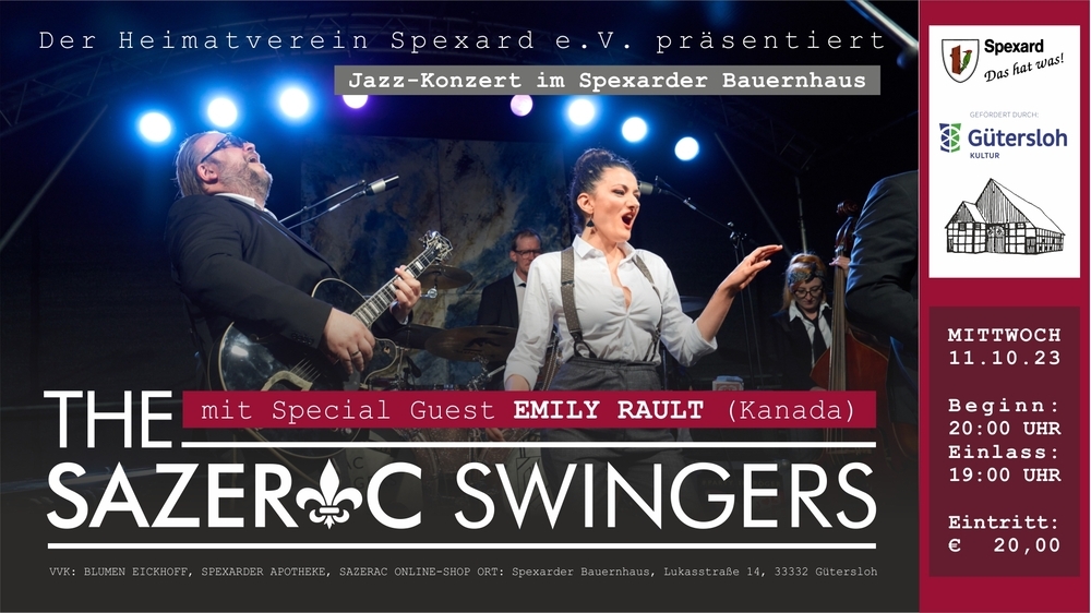 The Sazerac Swingers live