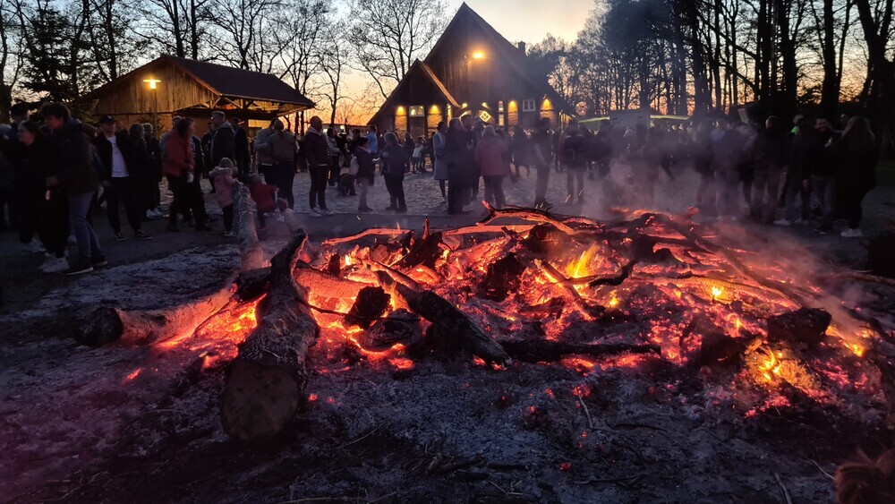 Osterfeuer in Spexard