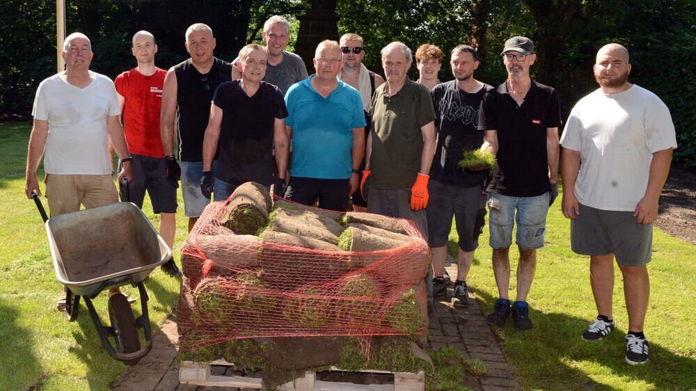 Spexarder Ehrenmal renoviert